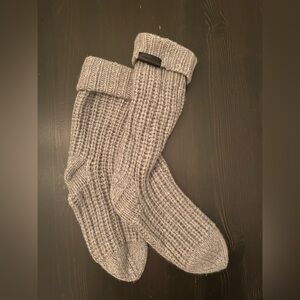 Burberry Cashmere Reading Socks. 100% Authentic.